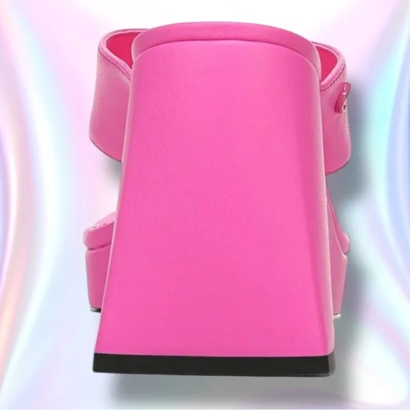 NWT Circus by Sam Edelman Pink Moira Platform Wedge Thong Sandals NIB - Picture 8 of 10